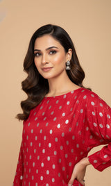 2 PCS LNF 162 SHIMMER RED UNSTITCHED