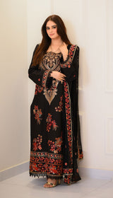 LNF 170 BLACK MULTI CHIKAN KARI LAWN