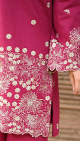 LNF 177 DEEP PINK 2 PCS SHIRT & TROUSER