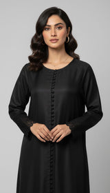 LNF-185 BLACK RTW LONG SHIRT & TROUSER
