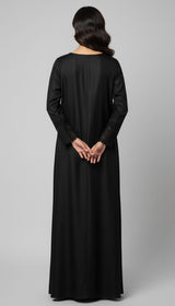 LNF-185 BLACK RTW LONG SHIRT & TROUSER