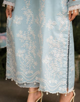 LNF 48 SKY BLUE 2 PCS SHIRT & TROUSER