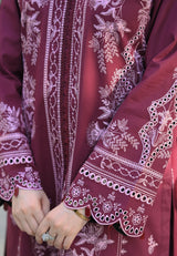 LNF 60 DEEP MAJANTA 2 PCS SHIRT & Trouser