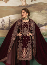 LNF-86 MAROON LUXURY VALVET