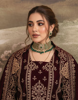 LNF-86 MAROON LUXURY VALVET