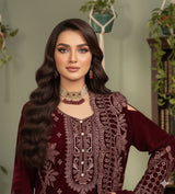 LNF-88 MAROON LUXURY VALVET