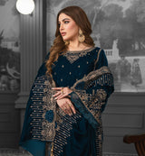 LNF-99 TEAL BLUE LUXURY VALVET