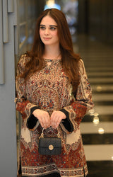 LNF P002 LINEN PRINTED CO-ORD SET SKIN