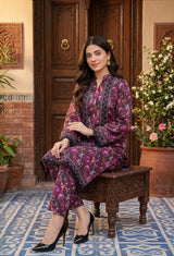 LNF-P039 MAJANTA RTW 2 PCS SHIRT & TROUSER