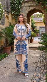LNF P030 SKIN BLUE 2 PCS UNSTITICHED