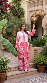 LNF P031 RED 2 PCS UNSTITICHED