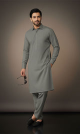 MNF 003 GREY MEN,S UNSTITCHED BLENDED FABRIC