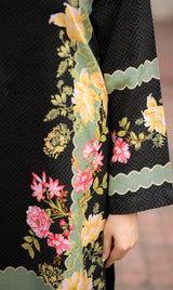 LNF P013 PRINTED CO-ORD SET MULTI BLACK