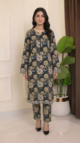 LNF-P41 BLACK RTW 2 PCS SHIRT & TROUSER