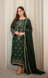 LNF-68-Bottle Green 3 Piece