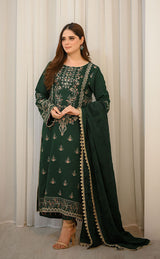 LNF-68-Bottle Green 3 Piece