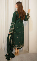 LNF-68-Bottle Green 3 Piece