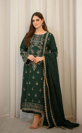 LNF-68-Bottle Green 3 Piece