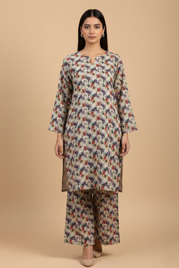 LBK-1709-Digital Khaddar 2 Piece Unstitched Shirt & Trouser