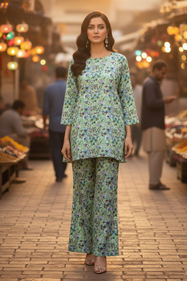 LBK-1735-Digital Khaddar 2 Piece Unstitched Shirt & Trouser