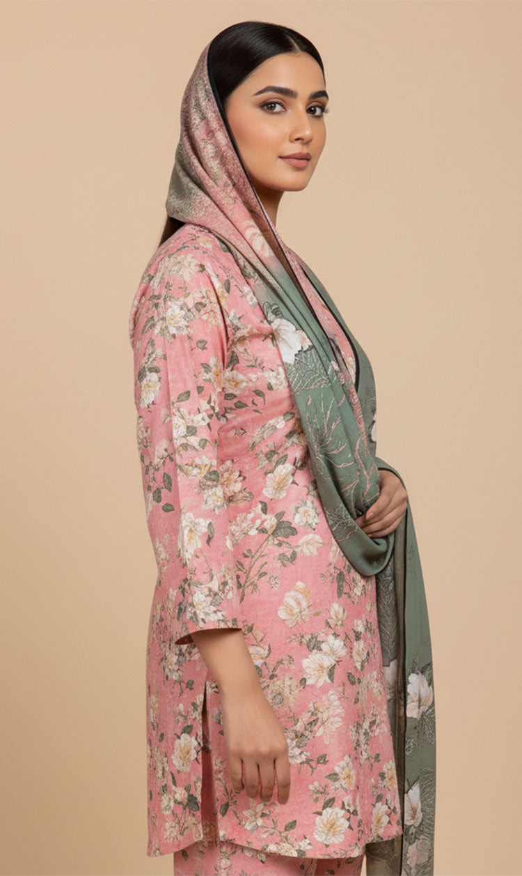 D# 10002 Cotton Cambric 3 Piece Unstitched