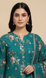 D# 10003 Cotton Cambric 3 Piece Unstitched