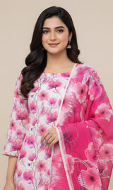 D# 10006 Cotton Cambric 3 Piece Unstitched