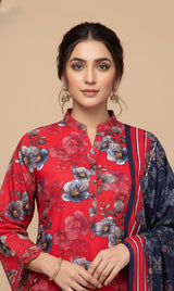 D# 10007 Cotton Cambric 3 Piece Unstitched