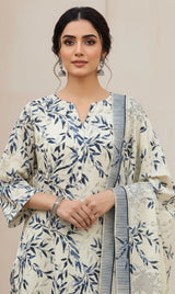 D# 10008 Cotton Cambric 3 Piece Unstitched