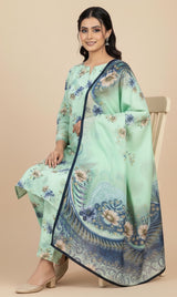 D# 10013 Cotton Cambric 3 Piece Unstitched