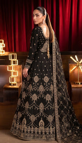 LNF-187 BLACK PISHWAS BRIDAL WEAR