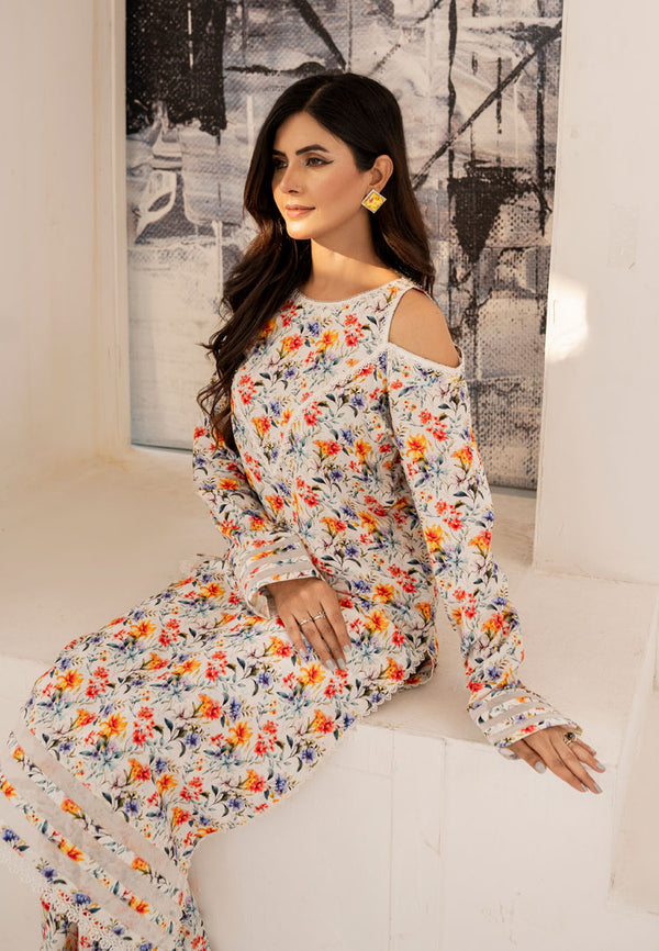 LB-243-2 Piece Printed Bana Dora