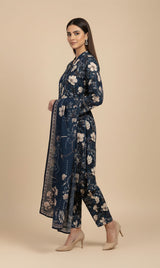 D#7063 DIGITAL CLASSIC LINEN 3PCS UNSTITCHED