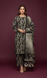 D#7065 DIGITAL CLASSIC LINEN 3PCS UNSTITCHED