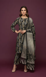 D#7065 DIGITAL CLASSIC LINEN 3PCS UNSTITCHED