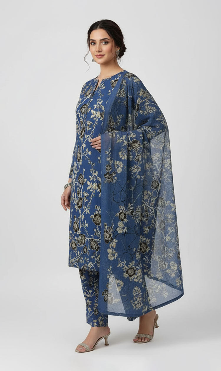 D# 8028 PRINTED BANA DORA 3 PCS UNSTITCHED