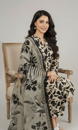 D#827 SKIN DIGITAL CLASSIC LINEN 3PCS UNSTITCHED