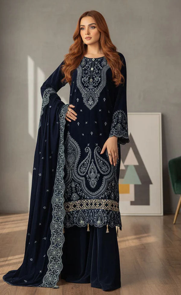 LNF-85 TEAL BLUE LUXURY VALVET