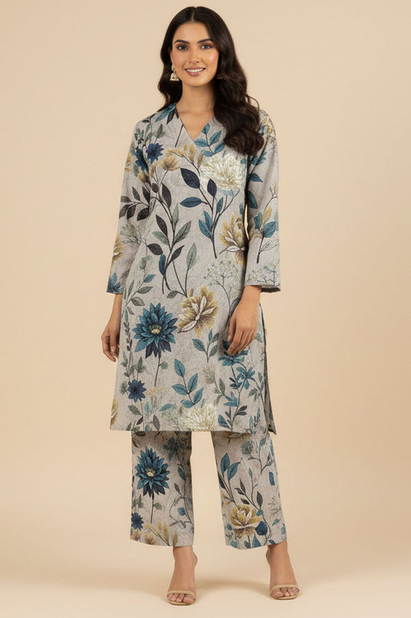 D # 10 PRINTED BANADORA 2 PCS SHIRT & TROUSER