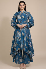 D # 01 PRINTED BANADORA 2 PCS SHIRT & TROUSER