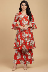 D # 04 PRINTED BANADORA 2 PCS SHIRT & TROUSER