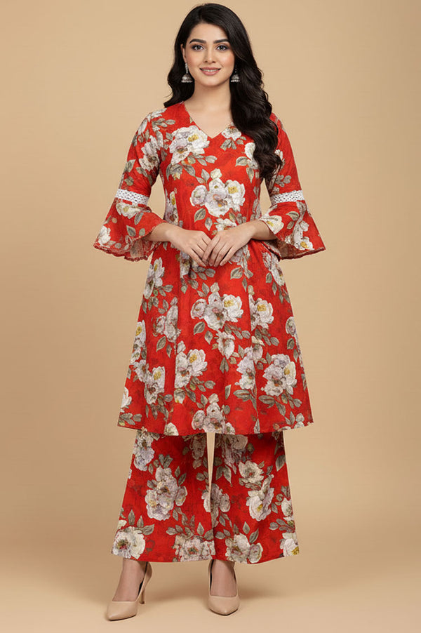 D # 04 PRINTED BANADORA 2 PCS SHIRT & TROUSER