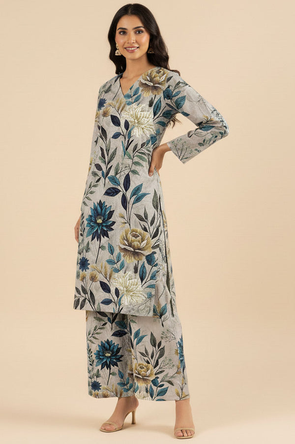 D # 10 PRINTED BANADORA 2 PCS SHIRT & TROUSER