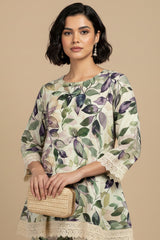 D # 12 PRINTED BANADORA 2 PCS SHIRT & TROUSER