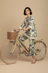 D # 12 PRINTED BANADORA 2 PCS SHIRT & TROUSER