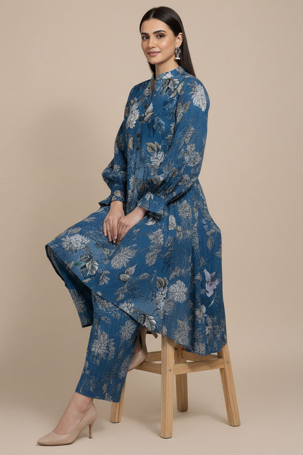 D # 01 PRINTED BANADORA 2 PCS SHIRT & TROUSER
