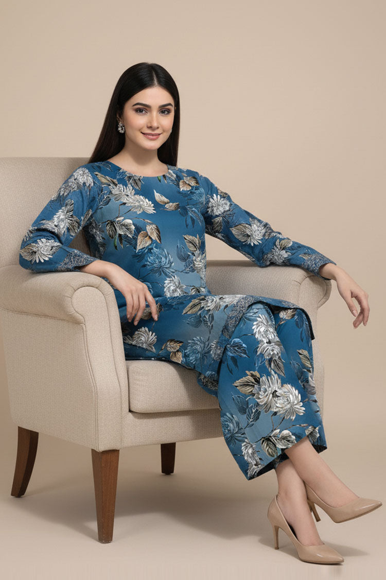 D # 01 PRINTED BANADORA 2 PCS SHIRT & TROUSER