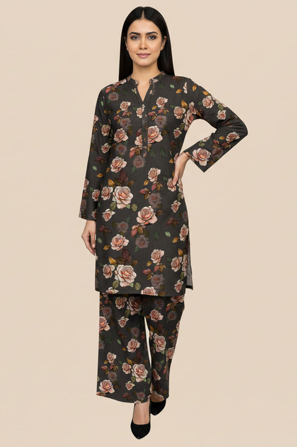D # 08 PRINTED BANADORA 2 PCS SHIRT & TROUSER