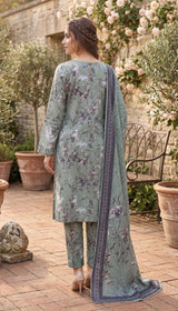 D#09 GREEN-TINT 3 PCS UNSTITCHED