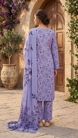 D#18 LAVENDER 3 PCS UNSTITCHED